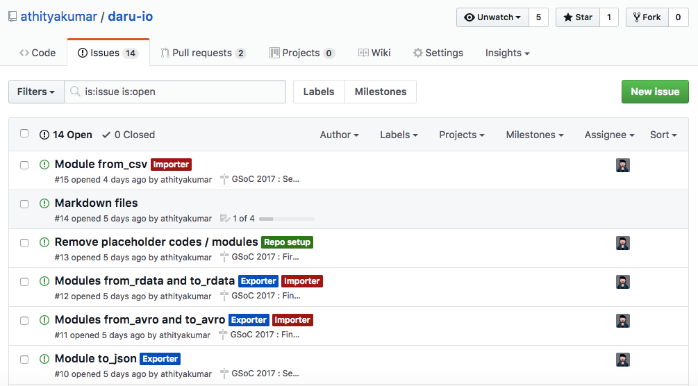 Repository screenshot